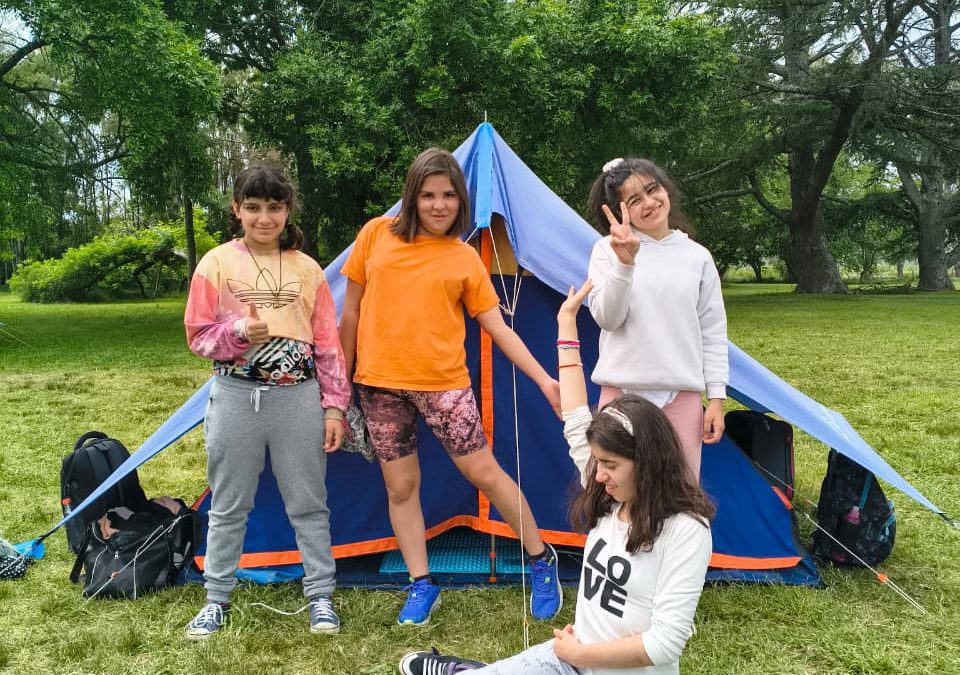 ¡De campamento!